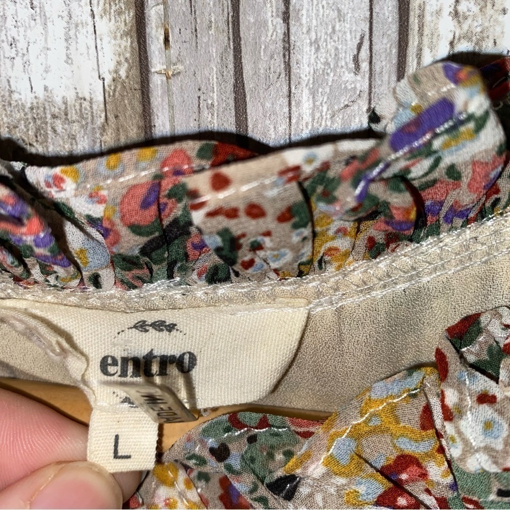 Entro Picture Perfect Floral Blouse - Picture 8 of 8